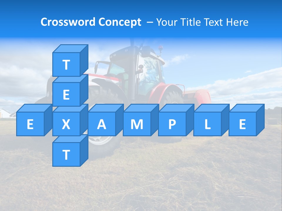 Stack Feed Corn PowerPoint Template