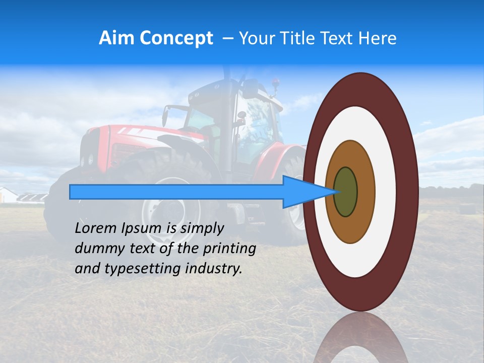 Stack Feed Corn PowerPoint Template