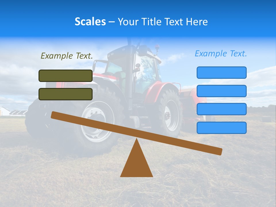 Stack Feed Corn PowerPoint Template