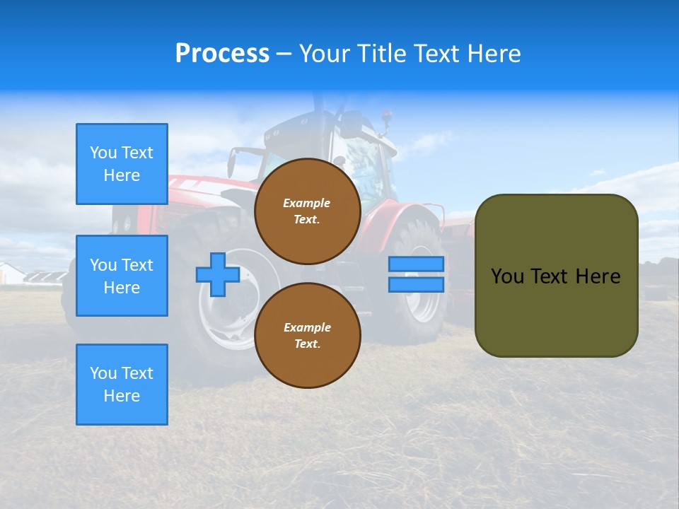 Stack Feed Corn PowerPoint Template