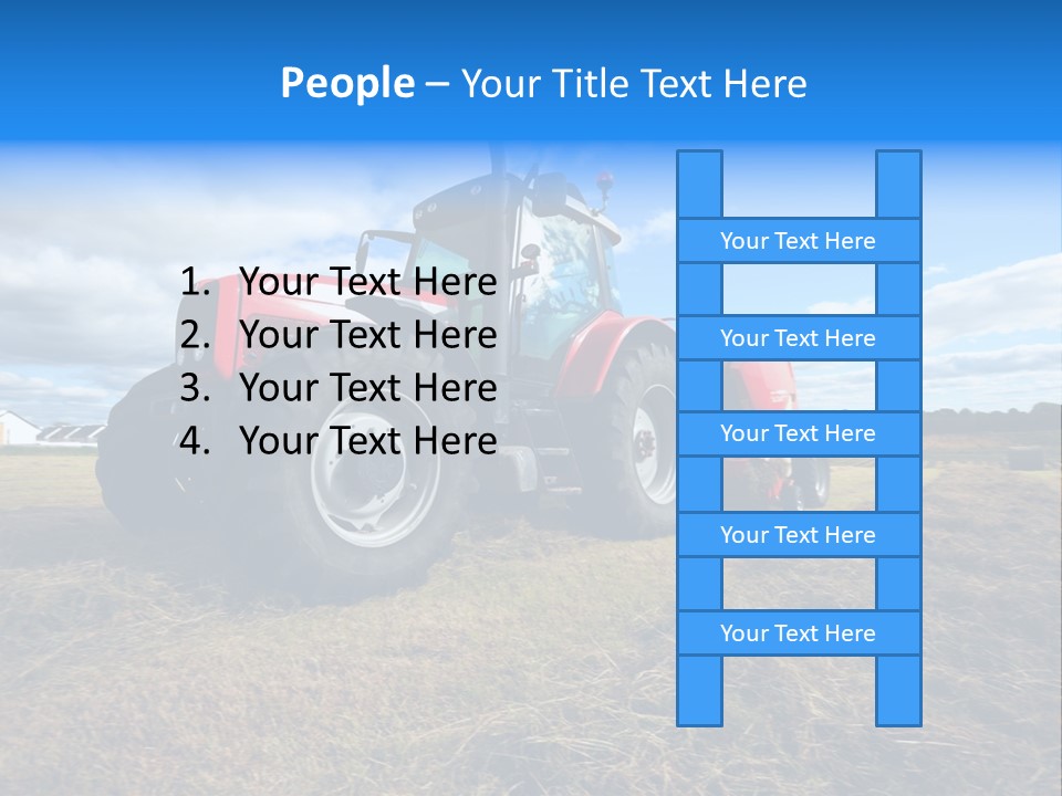 Stack Feed Corn PowerPoint Template