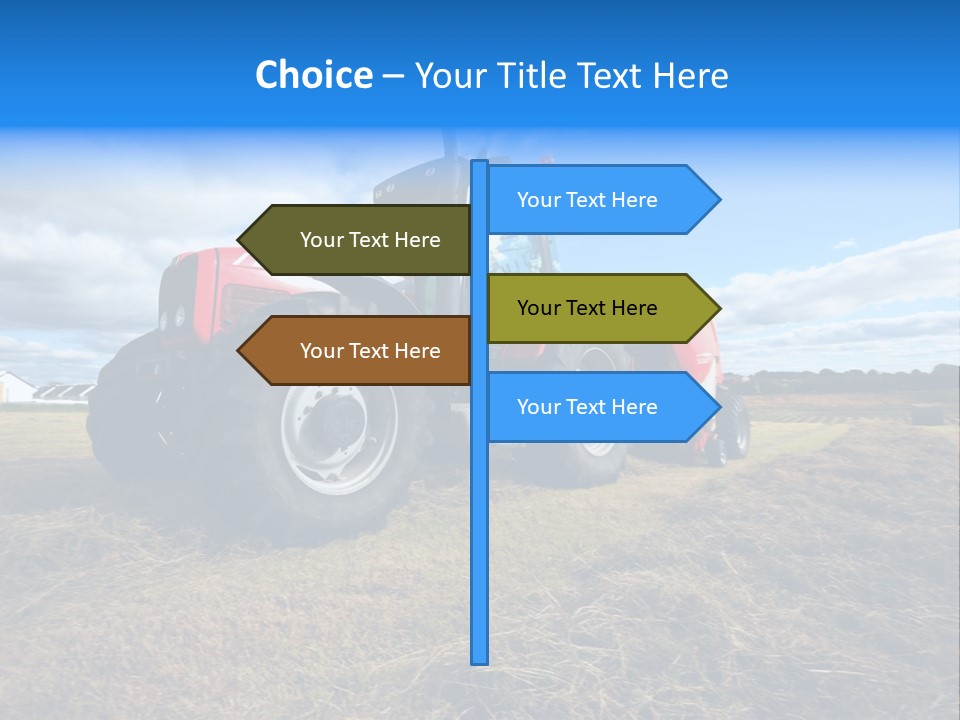 Stack Feed Corn PowerPoint Template