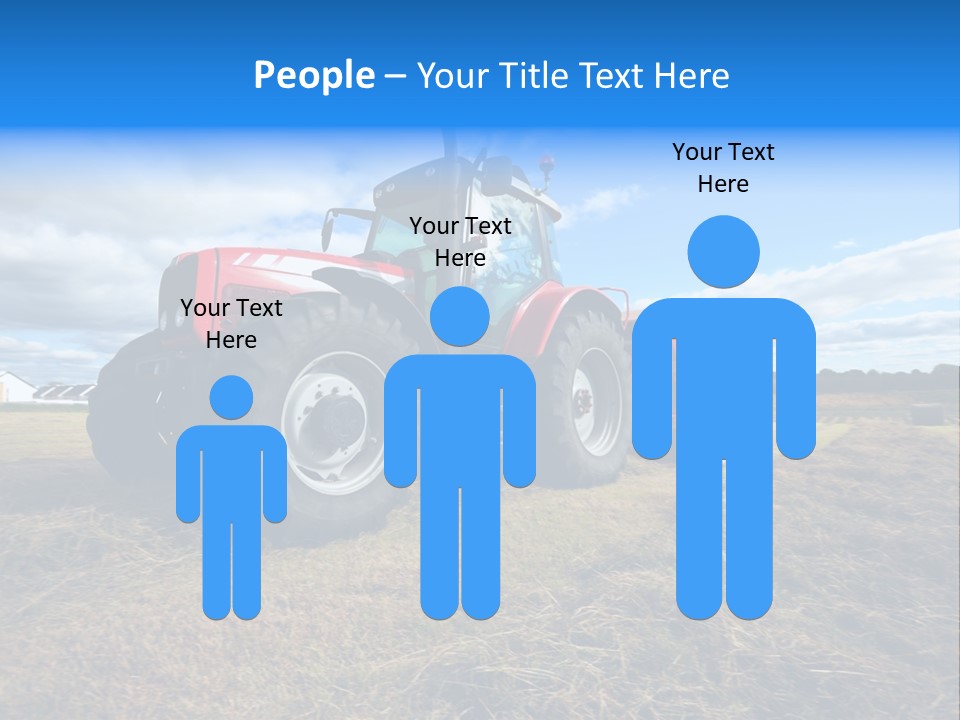 Stack Feed Corn PowerPoint Template