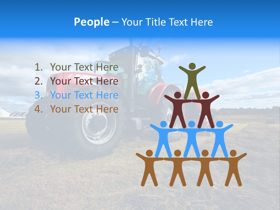 Stack Feed Corn PowerPoint Template