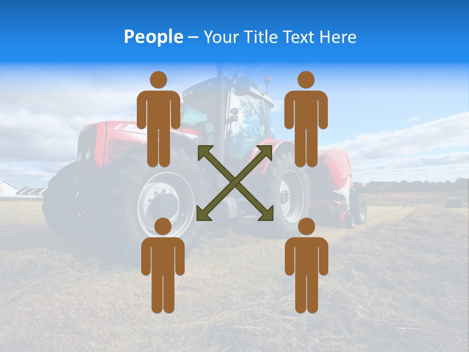 Stack Feed Corn PowerPoint Template