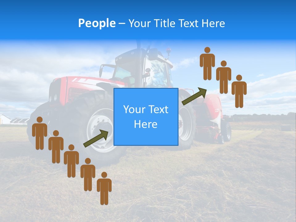 Stack Feed Corn PowerPoint Template