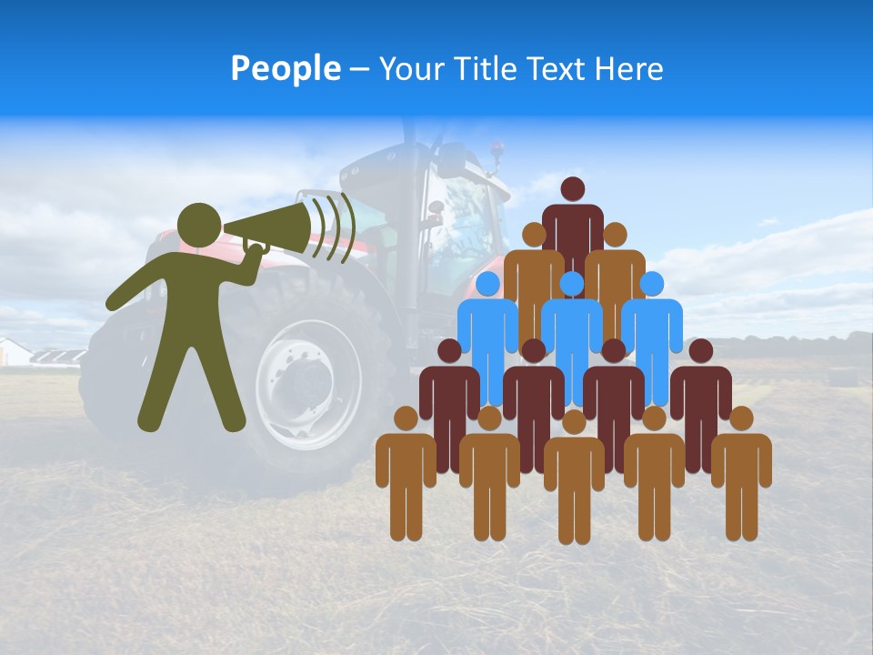 Stack Feed Corn PowerPoint Template