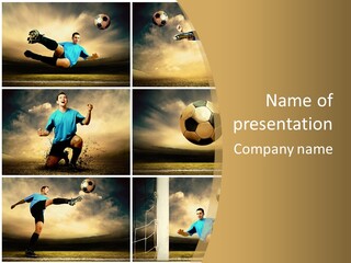 Success Soccer Weather PowerPoint Template