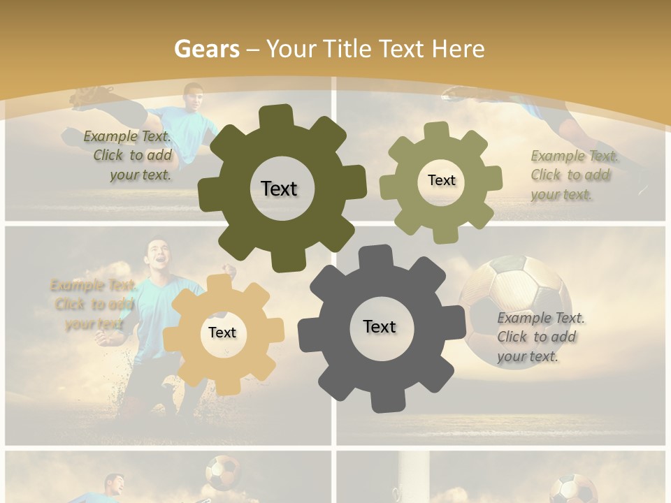 Success Soccer Weather PowerPoint Template