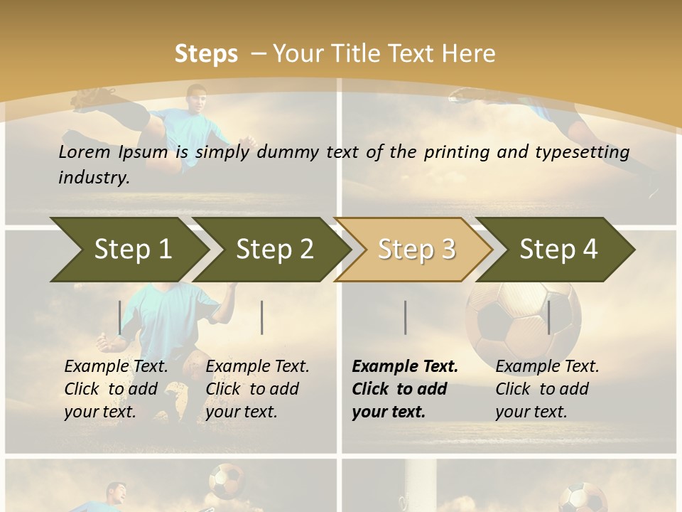 Success Soccer Weather PowerPoint Template