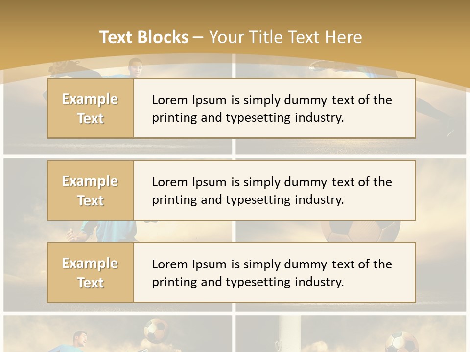 Success Soccer Weather PowerPoint Template