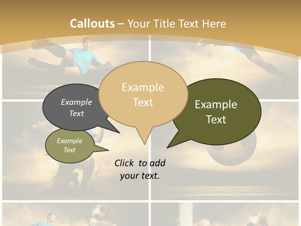 Success Soccer Weather PowerPoint Template