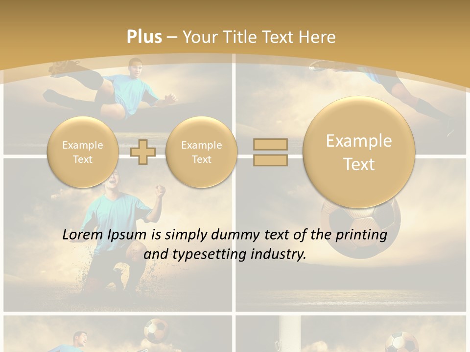 Success Soccer Weather PowerPoint Template