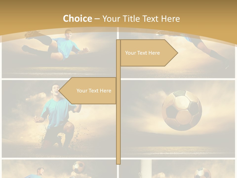 Success Soccer Weather PowerPoint Template