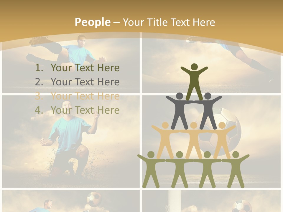 Success Soccer Weather PowerPoint Template