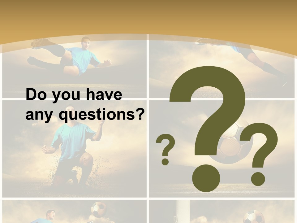 Success Soccer Weather PowerPoint Template