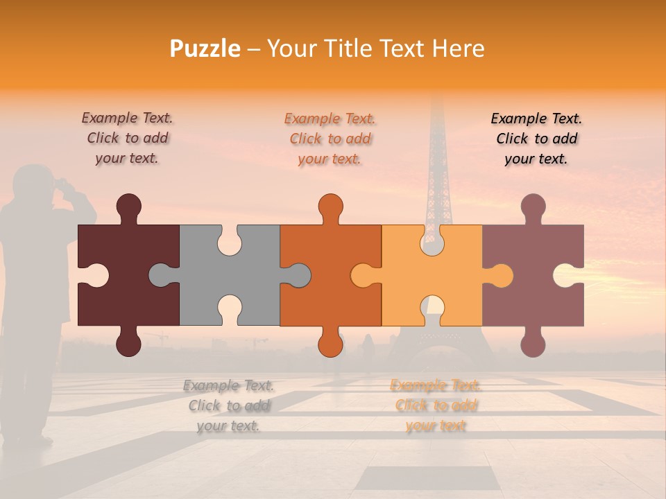 Travel Eiffel Tower PowerPoint Template