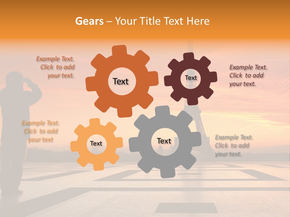 Travel Eiffel Tower PowerPoint Template