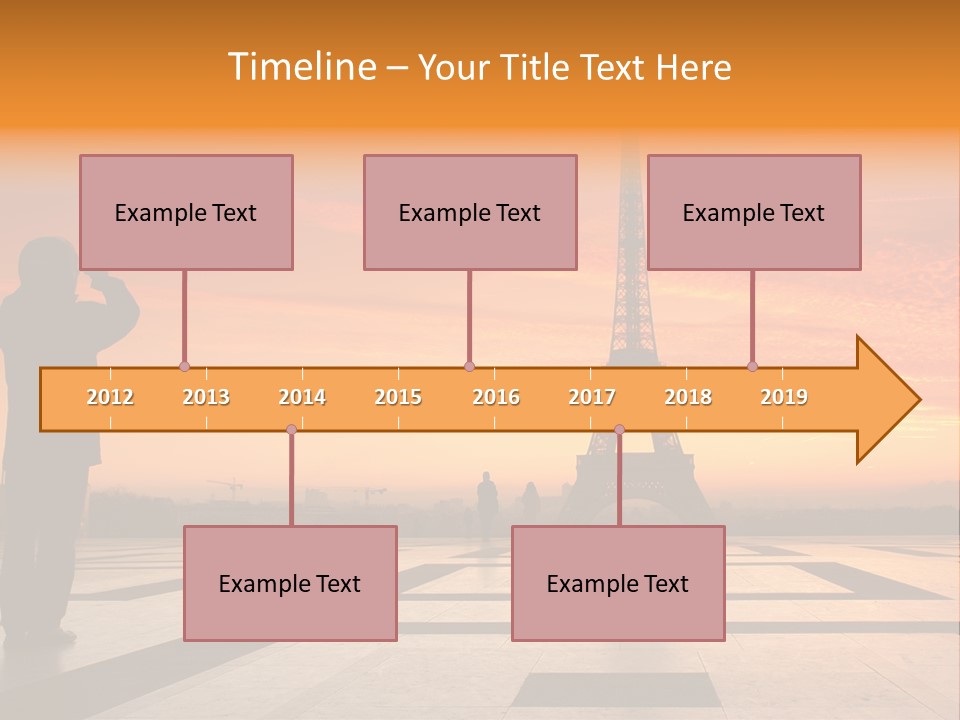 Travel Eiffel Tower PowerPoint Template