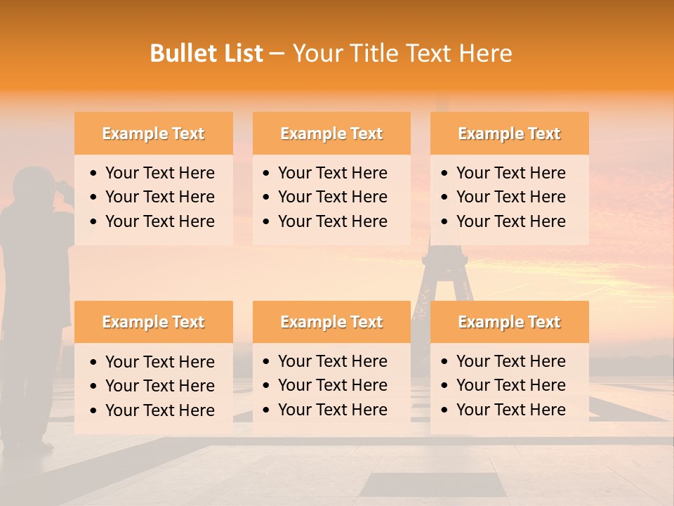 Travel Eiffel Tower PowerPoint Template