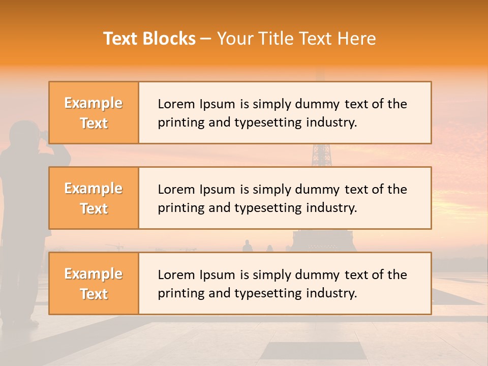 Travel Eiffel Tower PowerPoint Template