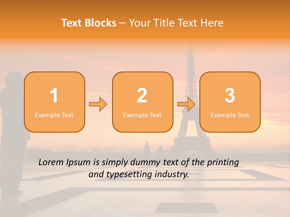 Travel Eiffel Tower PowerPoint Template