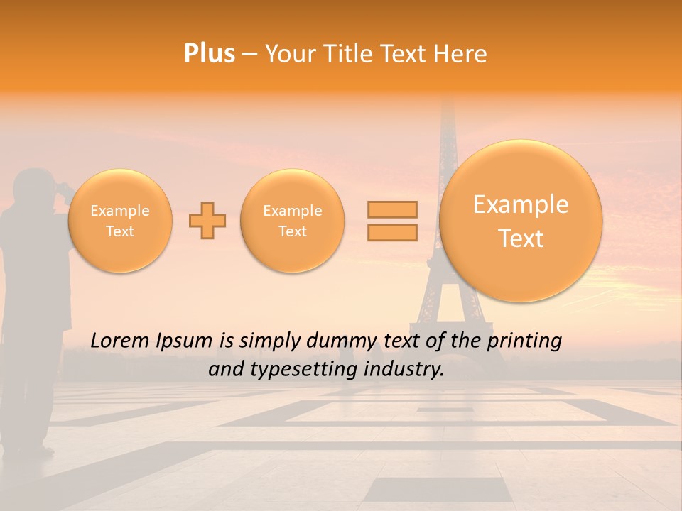 Travel Eiffel Tower PowerPoint Template