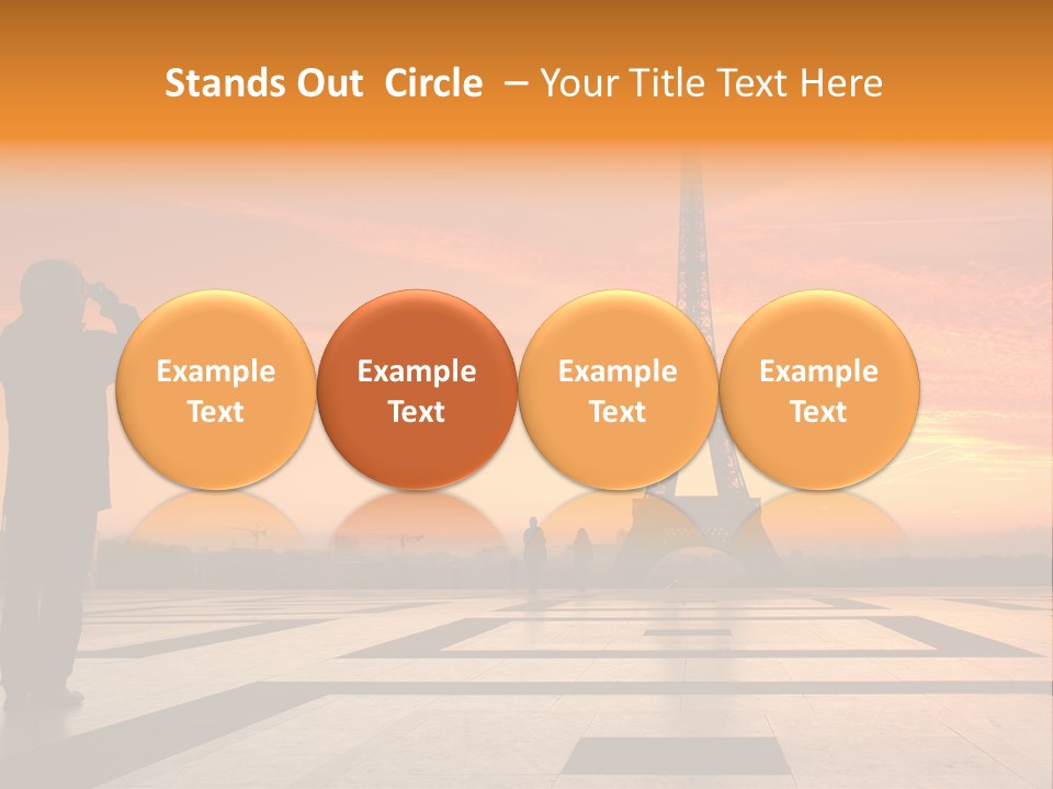 Travel Eiffel Tower PowerPoint Template