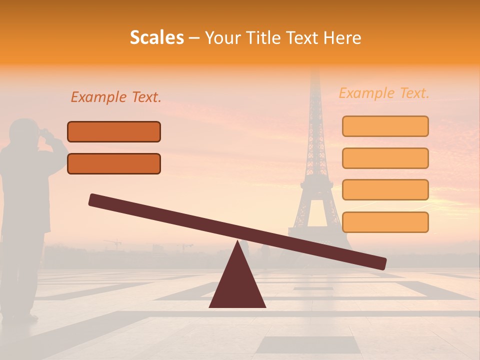 Travel Eiffel Tower PowerPoint Template
