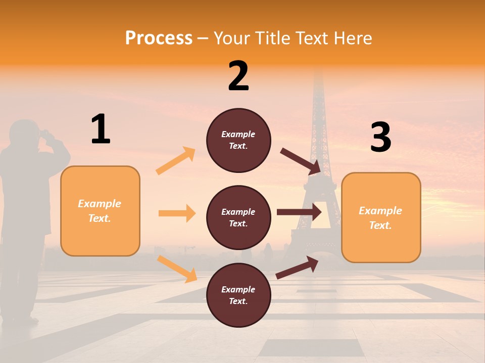 Travel Eiffel Tower PowerPoint Template