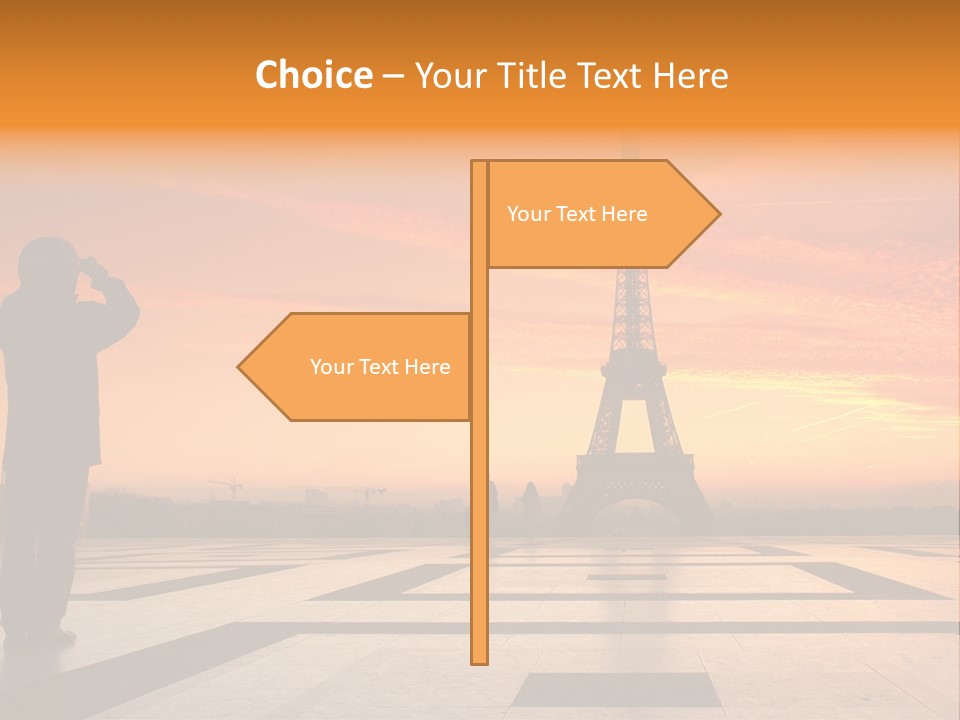 Travel Eiffel Tower PowerPoint Template
