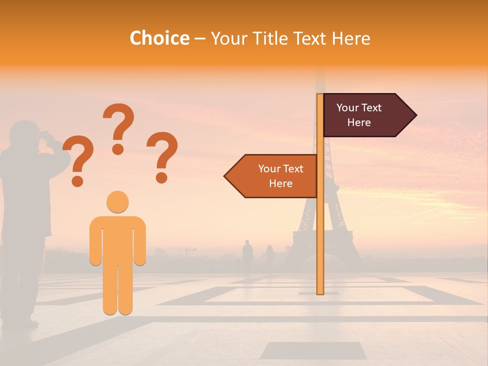 Travel Eiffel Tower PowerPoint Template