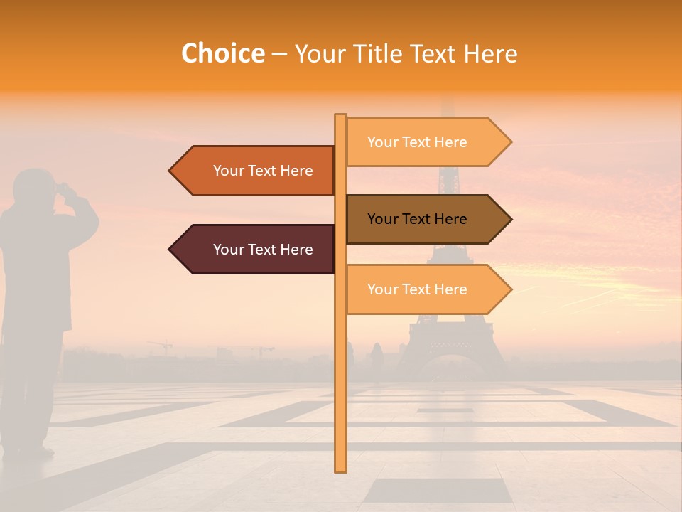 Travel Eiffel Tower PowerPoint Template