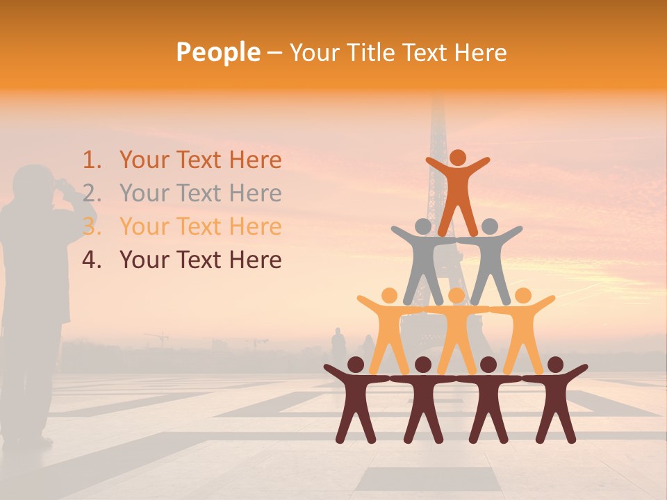 Travel Eiffel Tower PowerPoint Template