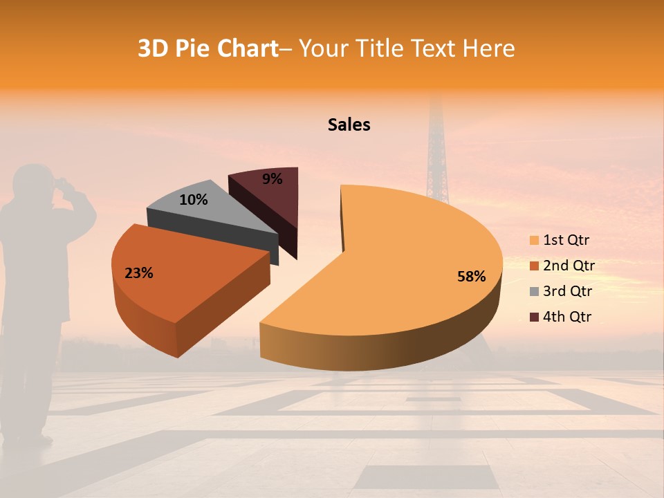 Travel Eiffel Tower PowerPoint Template