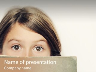 Read Joy Brown Eyes PowerPoint Template