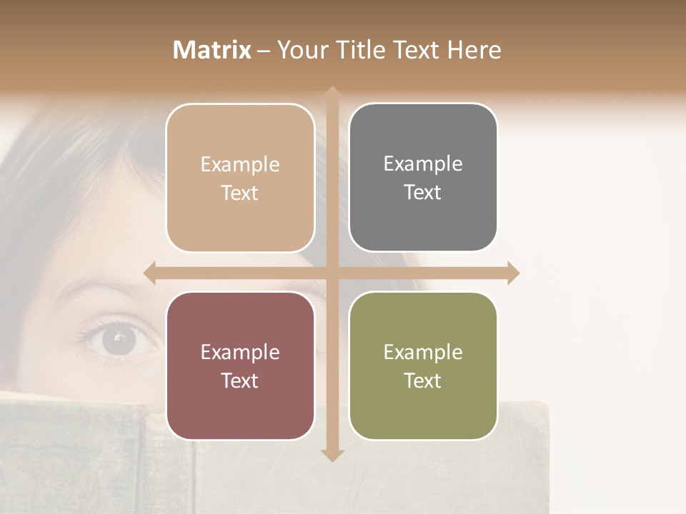 Read Joy Brown Eyes PowerPoint Template