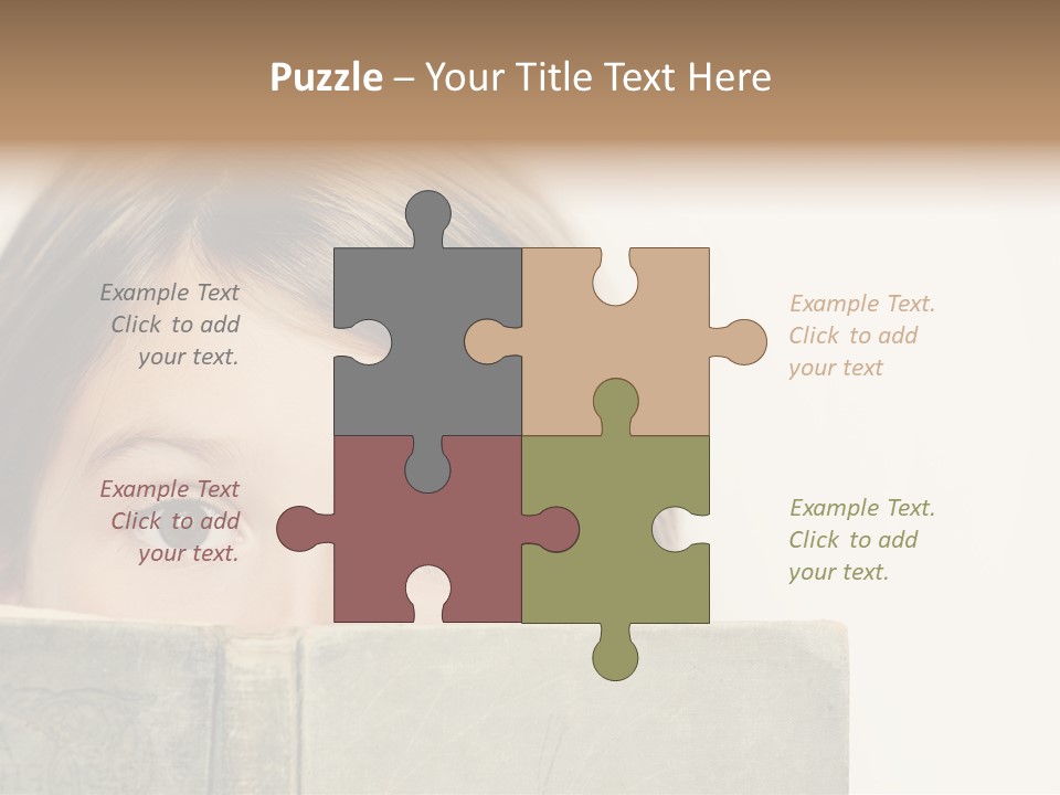 Read Joy Brown Eyes PowerPoint Template