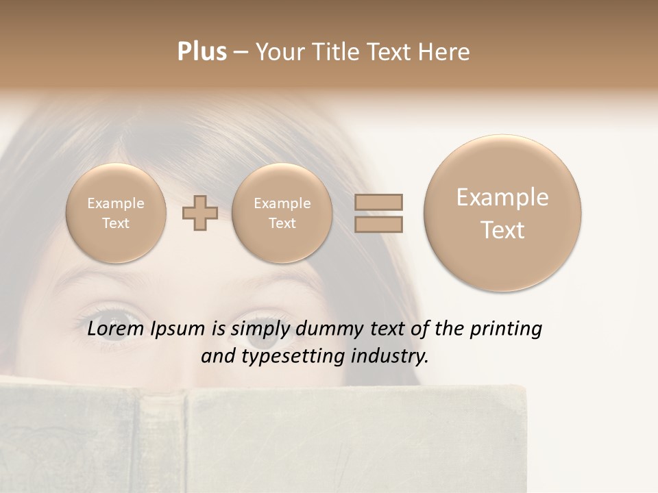 Read Joy Brown Eyes PowerPoint Template