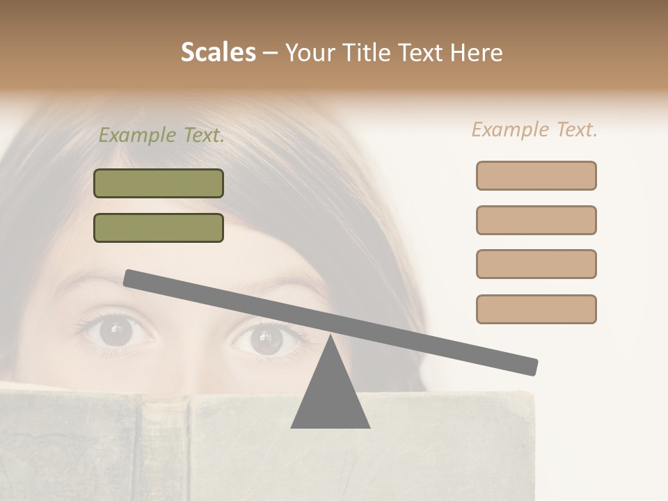 Read Joy Brown Eyes PowerPoint Template