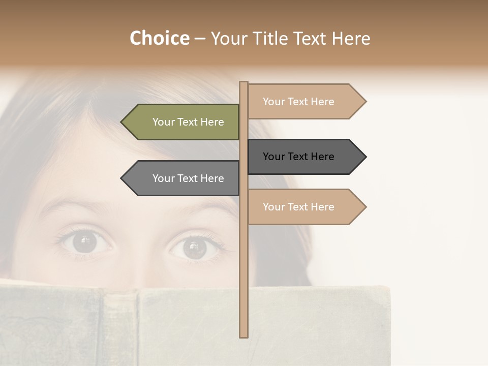 Read Joy Brown Eyes PowerPoint Template