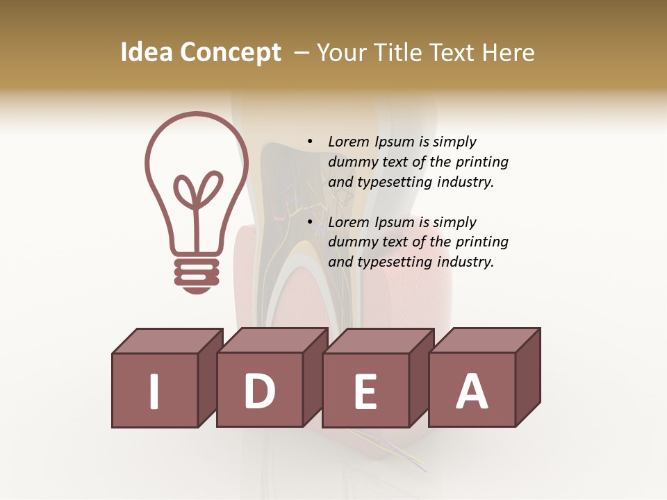 Unwell Bright Design PowerPoint Template