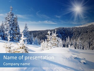 Sunlight Sun Star PowerPoint Template