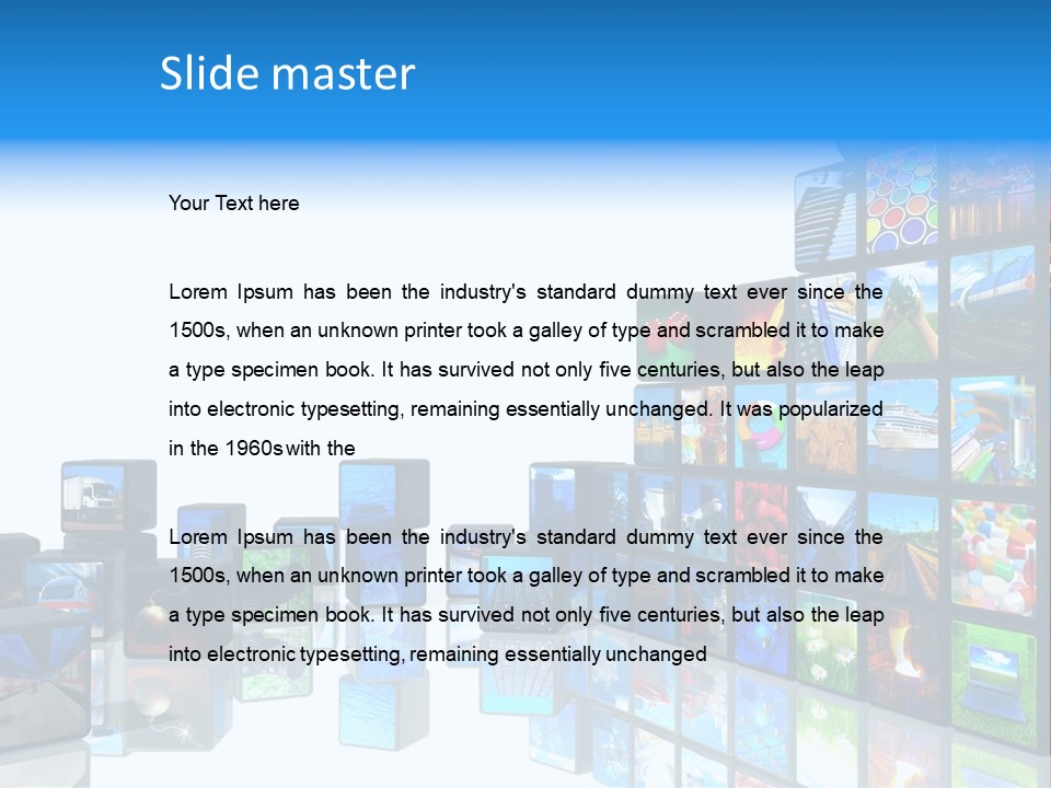 Hdtv Photo Software PowerPoint Template