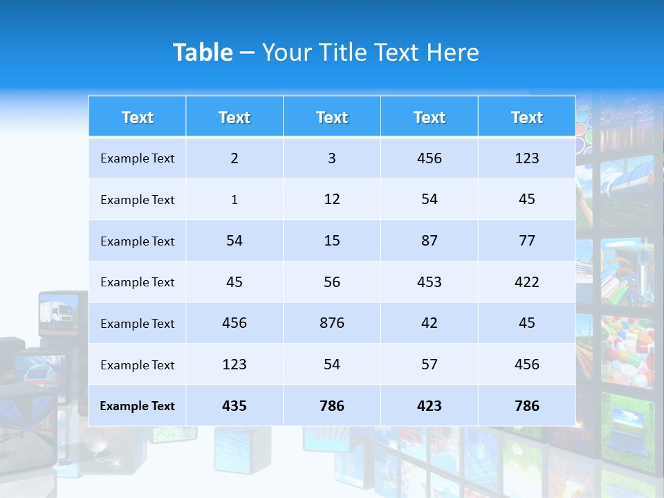 Hdtv Photo Software PowerPoint Template