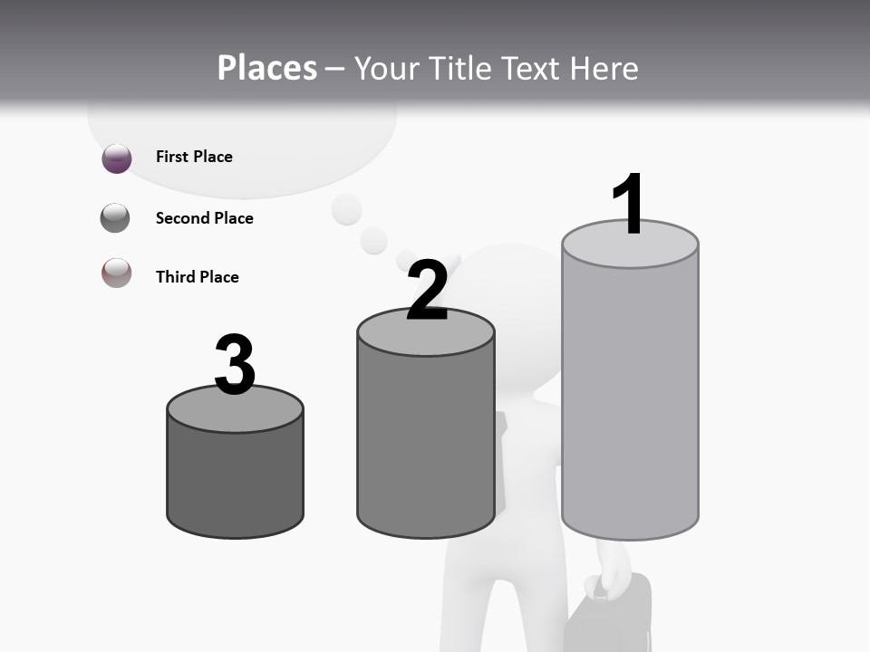 Chat Person Abstract PowerPoint Template