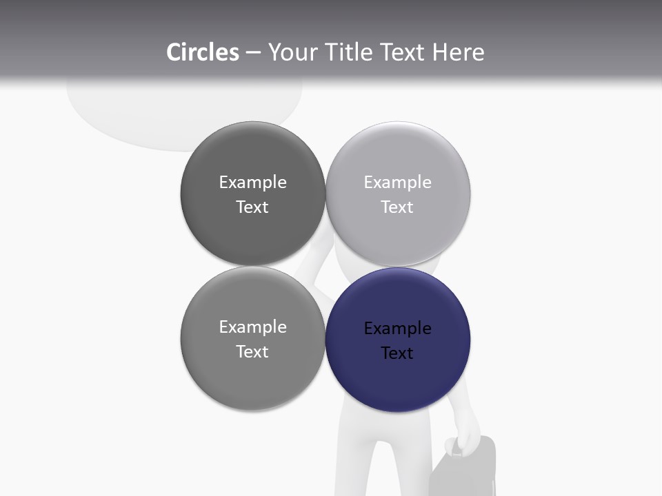 Chat Person Abstract PowerPoint Template