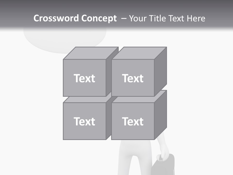 Chat Person Abstract PowerPoint Template