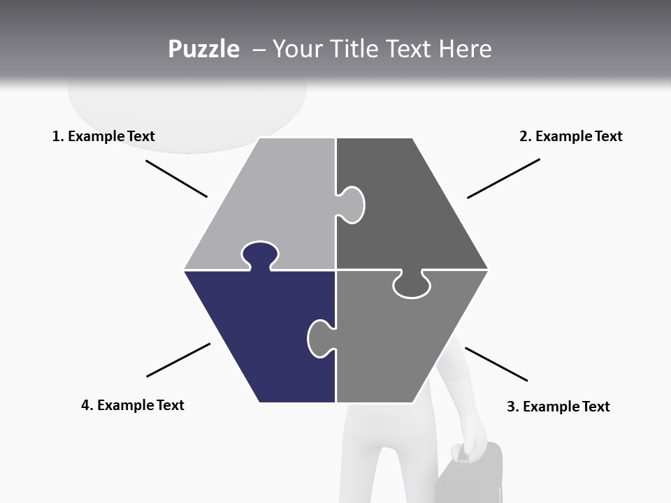 Chat Person Abstract PowerPoint Template