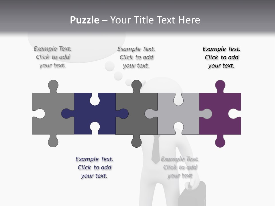 Chat Person Abstract PowerPoint Template